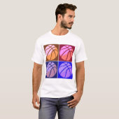 T-shirt Pop Art Basket (Devant entier)