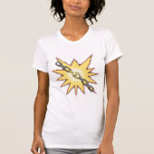 T-shirt Pop Art Broken Chain Explosion Bold Comic Style (Devant)