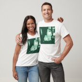 T-shirt Pop Art Chat aux cheveux longs (Unisexe)