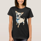 T-shirt Pop Art Chihuahua Chien race Graphique seul (Devant)