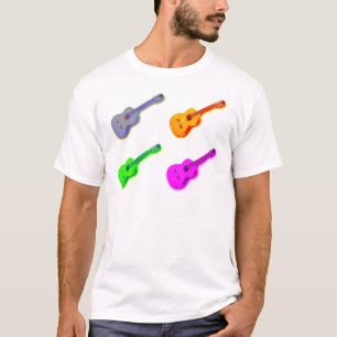 T-shirt Pop Art classique Guitare espagnole