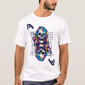 T-shirt Pop Art double Grim (Devant)