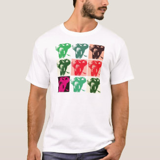 T-shirt Pop Art Elephants
