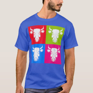 T-shirt Pop Art Farm Amoureux des animaux Agriculture Agri
