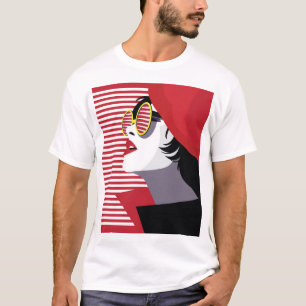 T-shirt Pop Art Fashion Femme Vintage