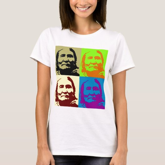 T-shirt Pop Art Freedom Fighter Geronimo (Devant)