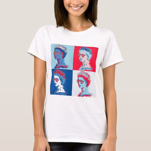 T-shirt Pop art fun HM Queen (Devant)