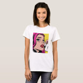 T-shirt Pop Art Girl (Devant entier)