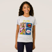 T-Shirt Pop art girl comique (Devant entier)