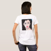 T-shirt Pop Art Girl - Jill (Dos entier)