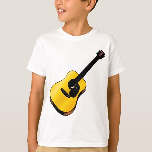 T-shirt Pop Art Guitare (Devant)