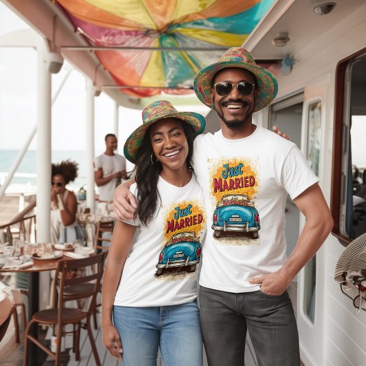 T-shirt Pop Art juste marié