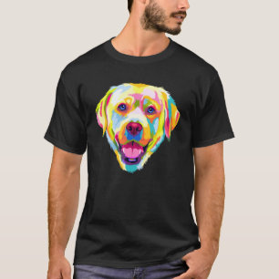 T-shirt Pop Art Labrador Retriever Cool Lab Hommes Femmes 