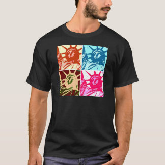 T-shirt Pop Art Lady Liberty New York City