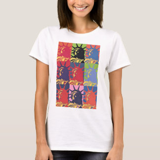 T-shirt Pop Art Lady Liberty New York City