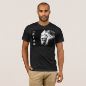 T-shirt Pop Art Lion Head Élégant Manche Court Homme (Devant entier)