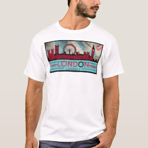T-shirt Pop-Art London Skyline 1