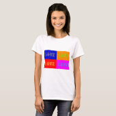 T-shirt Pop Art Love (Devant entier)