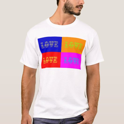 T-shirt Pop Art Love (Devant)