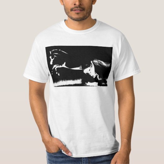 T-shirt Pop Art Modèle Mens Curvet Horloge Moderne Blanc (Devant)