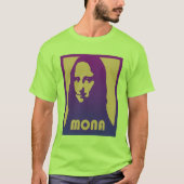 T-shirt Pop Art Mona Lisa - Chemise (Devant)