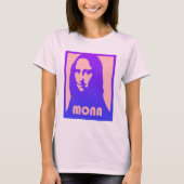T-shirt Pop Art Mona Lisa - Chemise (Devant)