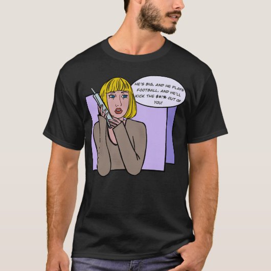 T-shirt Pop Art Scream Queen (Devant)