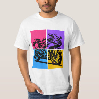 T-shirt Pop Art Sports Bike
