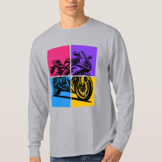 T-shirt Pop Art Sports Bike