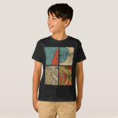 T-shirt Pop Art Squid Octopus (Devant entier)