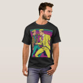 T-shirt Pop Art Tee - shirts - Gras, Lumineux et Jouant (Devant entier)