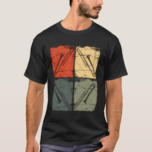 T-shirt Pop Art Trombonist Cadeau Trombone