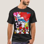 T-shirt Pop Art Valentine (Devant)