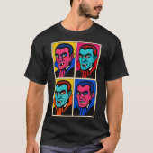 T-shirt Pop Art Vampire Imprimer | Halloween (Devant)