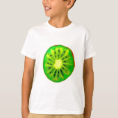 T-shirt Pop art vif kiwi fruit original aquarelle (Devant)