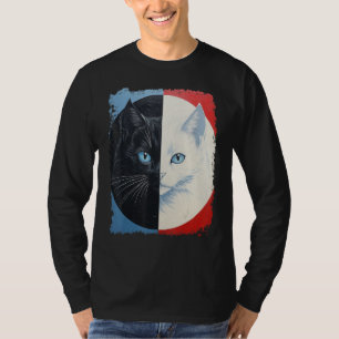 T-shirt Pop Art Yin Yang Chat