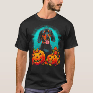 T-shirt Pop Artiste Dachshund Chien Halloween