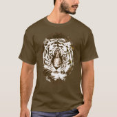 T-shirt Pop Artwork Tiger Head Elégant Modèle moderne (Devant)