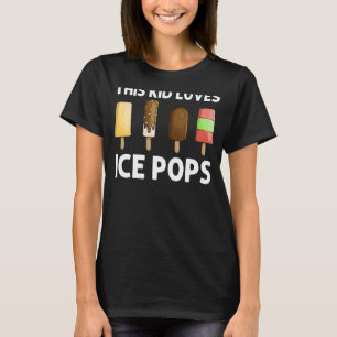 T-shirt Pop cool De Glace Pour Enfants Garçons Bâton De Cr