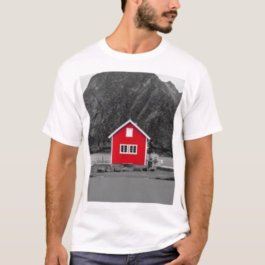 T-shirt Pop couleur de la maison rouge (Devant)