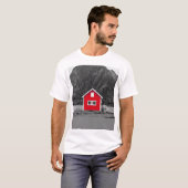 T-shirt Pop couleur de la maison rouge (Devant entier)