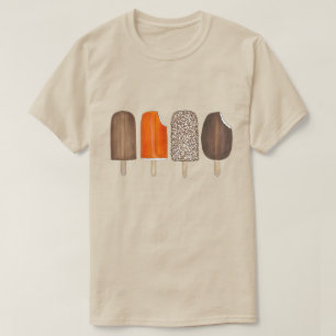 T-shirt Pop de crème glacée Bars Popsicle Creamsicle Pique