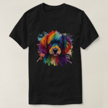 Pop de poodle coloré Art Amoureux des chiens Pet é