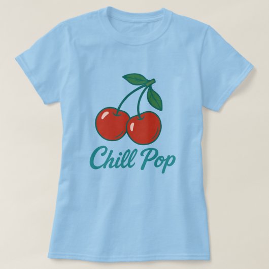 T-shirt Pop de refroidissement (Design devant)