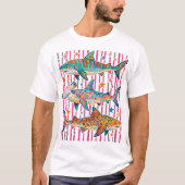 T-shirt Pop de Requin Vibrant (Devant)