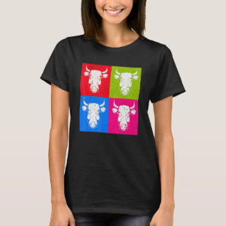 T-shirt Pop Farm Animal Farmer Vache 1