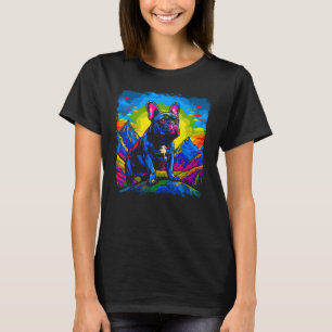 T-shirt Pop French Bull Dog Randonnée