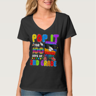 T-shirt Pop It 100 Jours De Jouet Fidget De 2E Année Dabbi