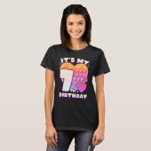 T-shirt Pop-it Anniversaire Fille 7 ans, Push it Pop Fidg (Devant entier)