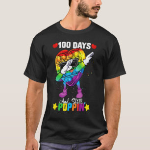 T-shirt Pop It Dabbing Fidget Toy 100e Jour De Fille D'Éco